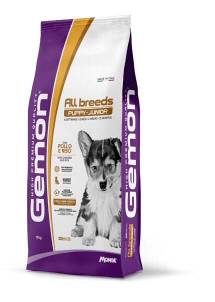 GEMON P&J ALL B. kg 15 Pollo/Riso