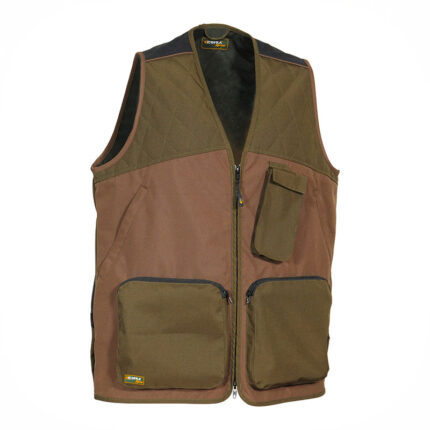 GILET ZIVAT Fango Marrone