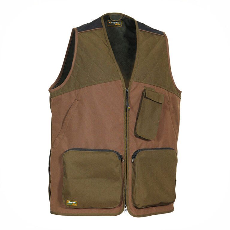 GILET ZIVAT Fango Marrone