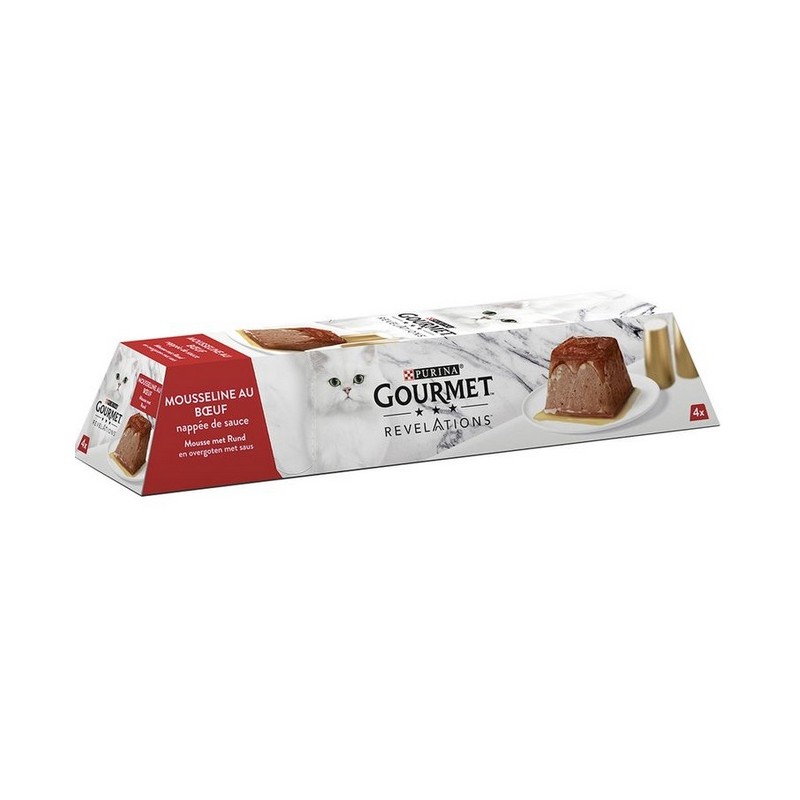 GOURMET REVELATIONS 4x57gr Mousse Manzo GOURMET REVELATIONS 4x57gr Mousse Manzo