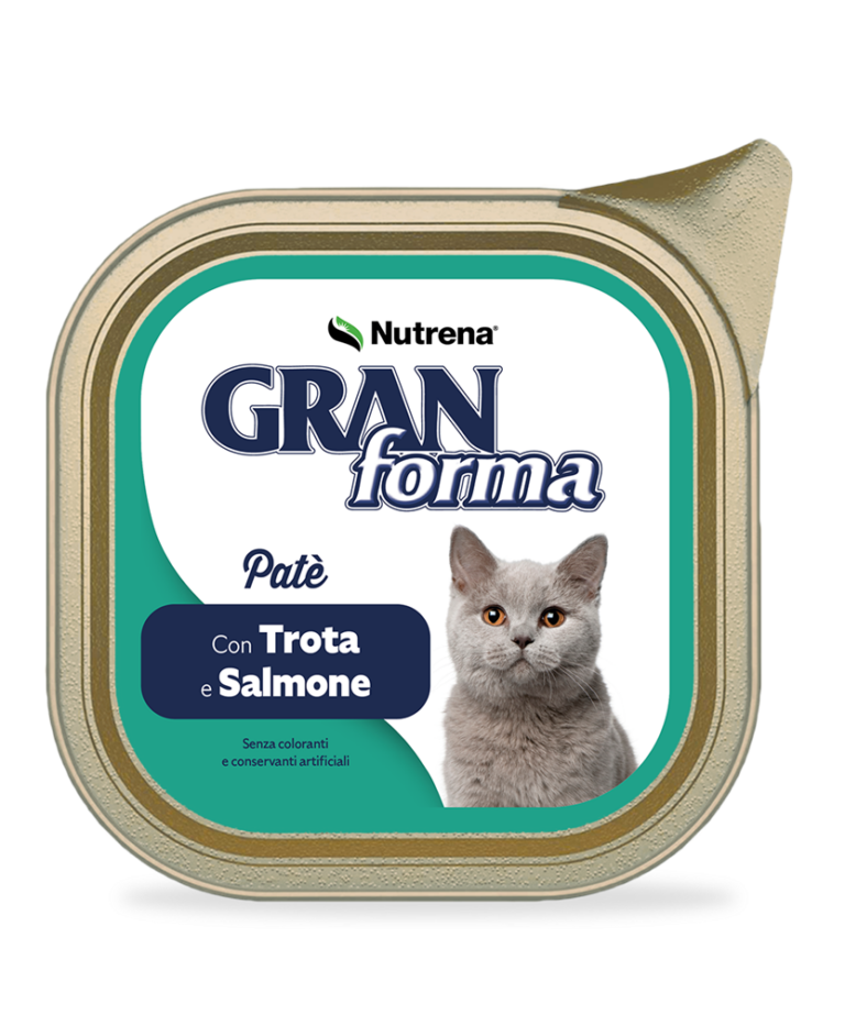 GRANFORMA CAT PATE' gr 100 Trota/Salmone
