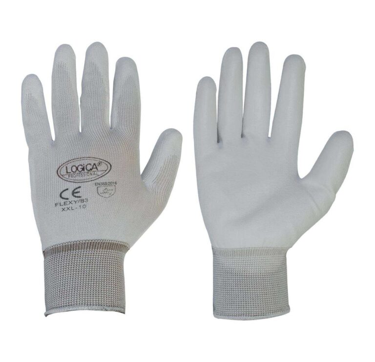 GUANTI MAGLIA NYLON Bianco P.