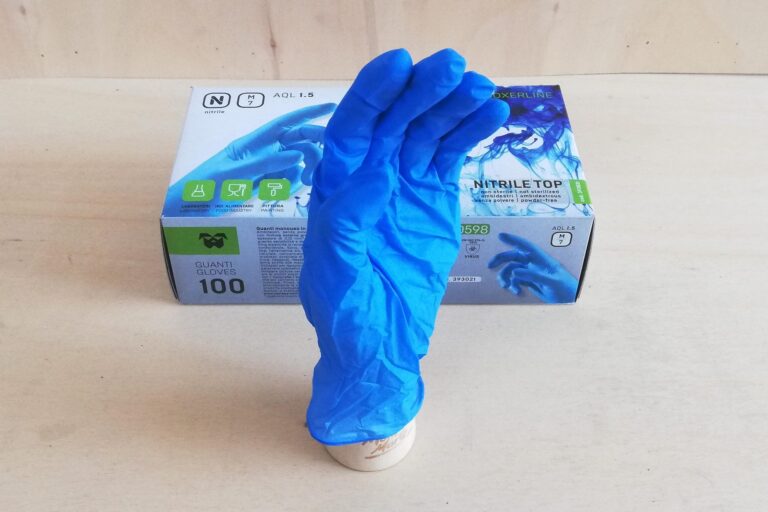 GUANTI NITRILE 45S Azzurri