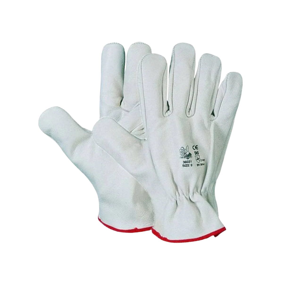 GUANTI PELLE FIORE BOVINO Bianco GUANTI PELLE FIORE BOVINO Bianco