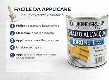 IDROREFLEX ml 750 Bianco Opaco IDROREFLEX ml 750 Bianco Opaco