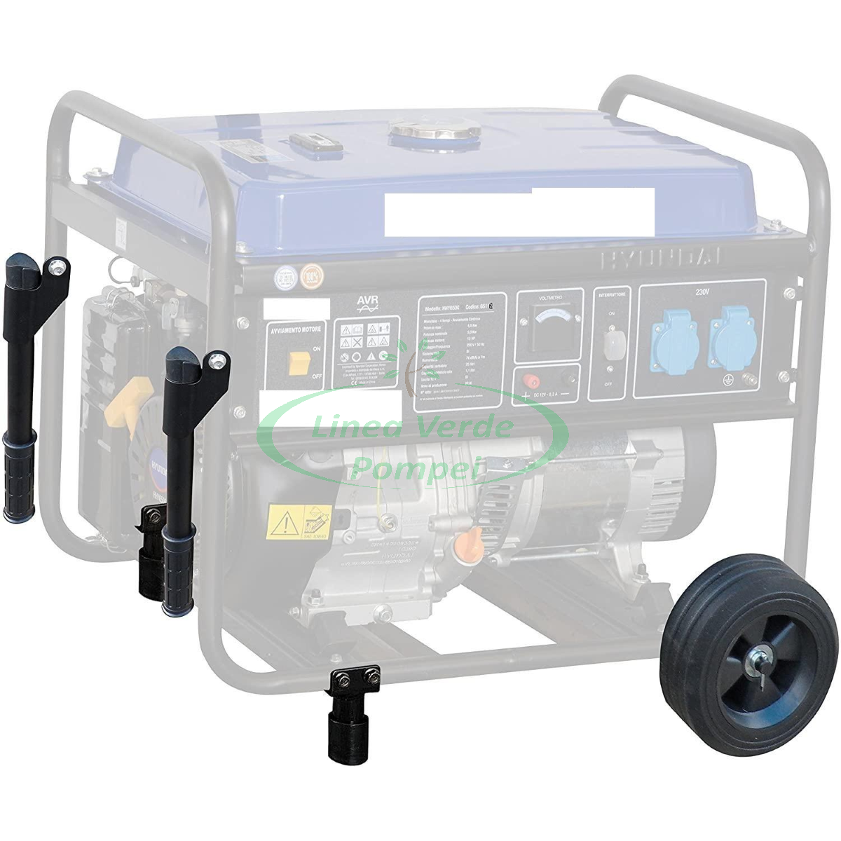 KIT RUOTE per 60124P-60126P KIT RUOTE per 60124P-60126P