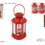 LANTERNA PLASTICA 18CM LUCI NEVE