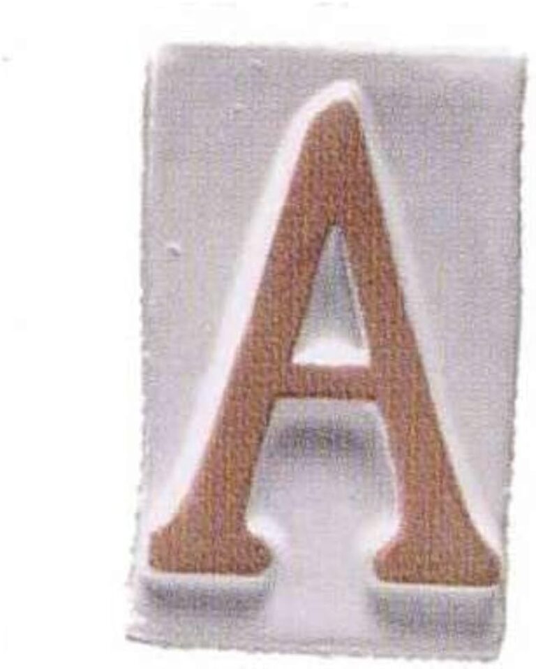 LETTERE CIVICHE TERRACOTTA