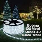 LUMINARIA 220V 100 LED Bianco C.