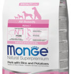 MONGE ADULT ALL BREEDS kg 12 Maiale