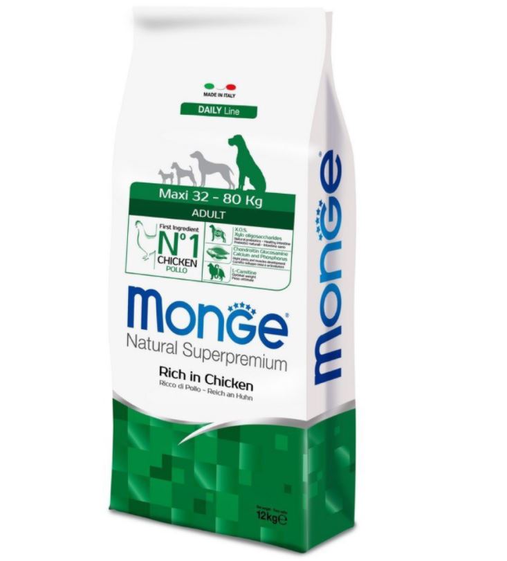 MONGE ADULT MAXI kg 12 Pollo