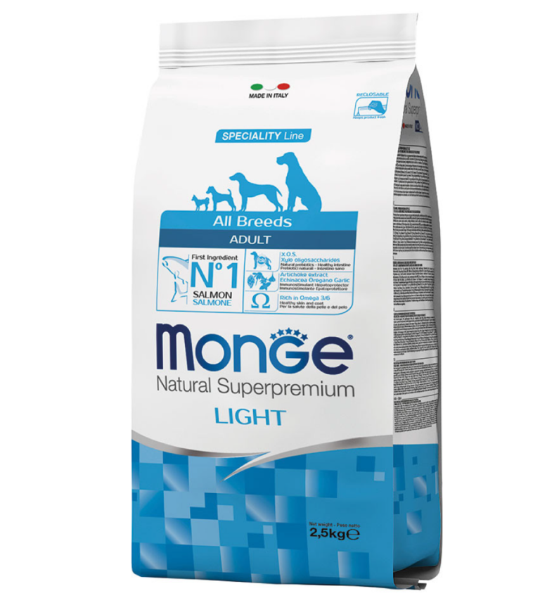 MONGE ALL BREEDS LIGHT kg 2.5