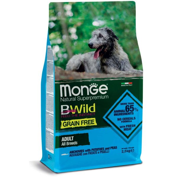 MONGE BWILD DOG GF kg 2.5