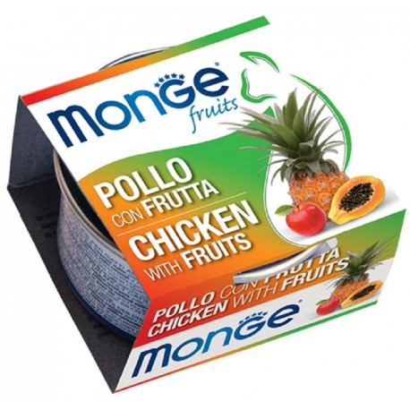 MONGE FRUIT gr 80 Pollo/Frutta MONGE FRUIT gr 80 Pollo/Frutta