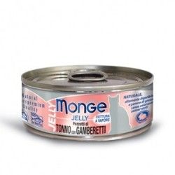 MONGE JELLY gr 80 Pezzi Tonno/Gamberetti MONGE JELLY gr 80 Pezzi Tonno/Gamberetti