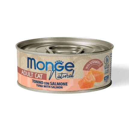 MONGE NAT. gr 80 Tonno Pinne G./Salmone