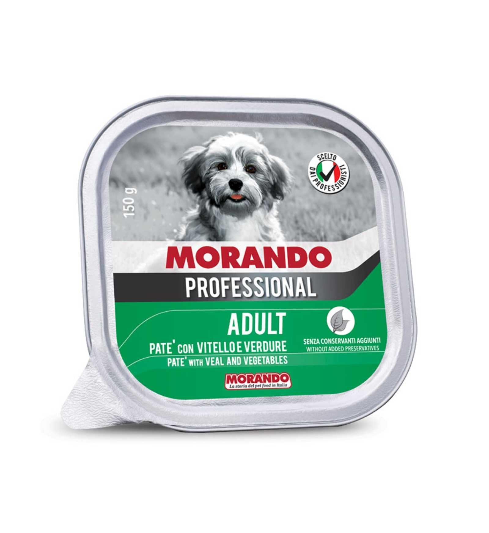 MORANDO PROF. CANE gr 150 Vitello/Verd. MORANDO PROF. CANE gr 150 Vitello/Verd.