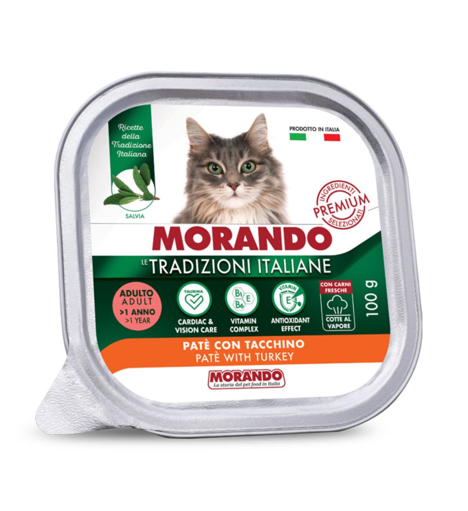 MORANDO PROF.GATTO TRAD ITA gr 100 Paté MORANDO PROF.GATTO TRAD ITA gr 100 Paté