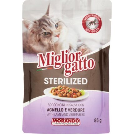 MORANDO S/FOOD GATTO STERIL. gr 85