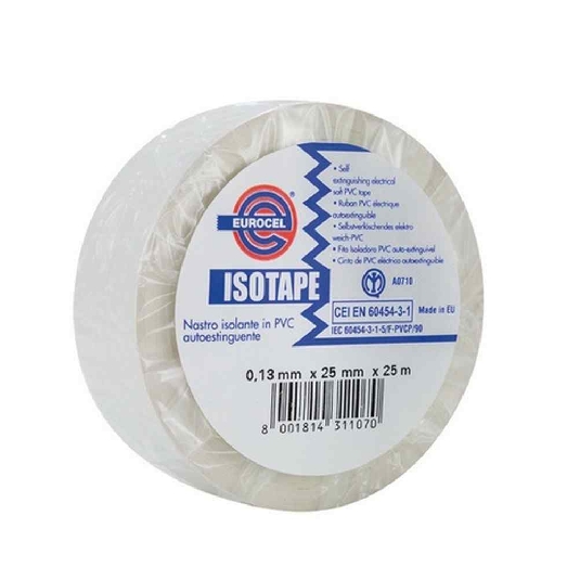 NASTRO ISOLANTE mm 25 m 25 Bianco