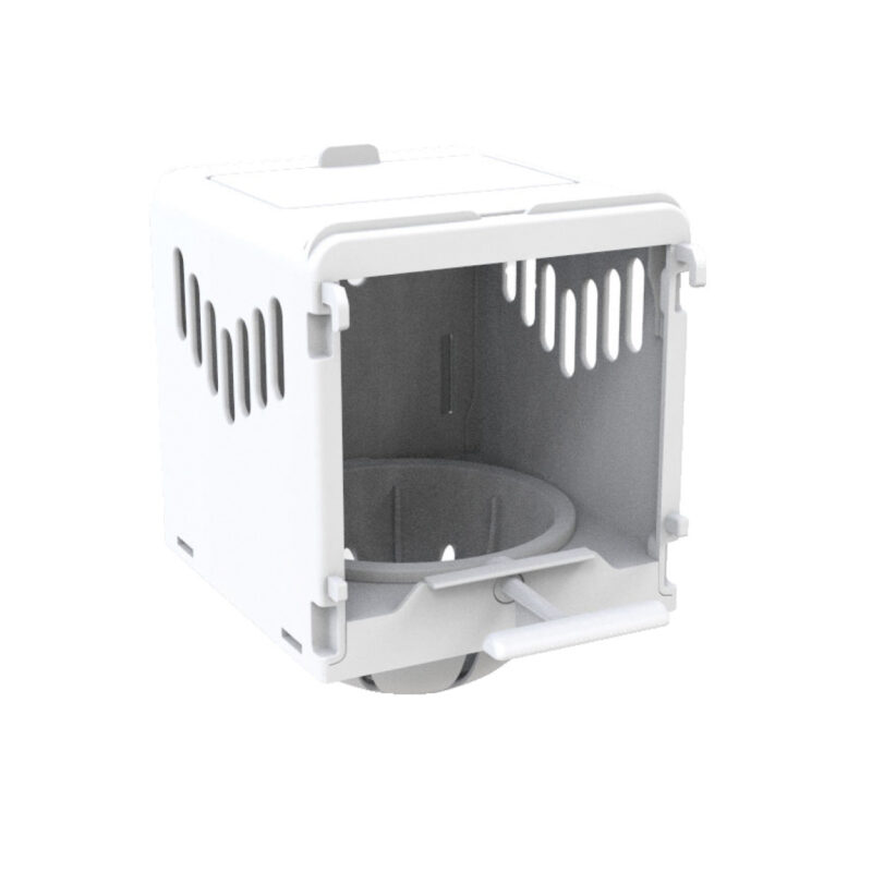 NIDO UCCELLI cm 12x12x17H Bianco