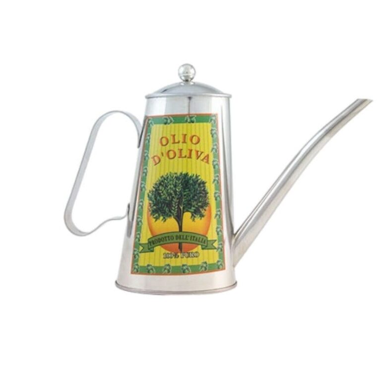 OLIERA ACCIAIO INOX DECORATO EVA ml 500