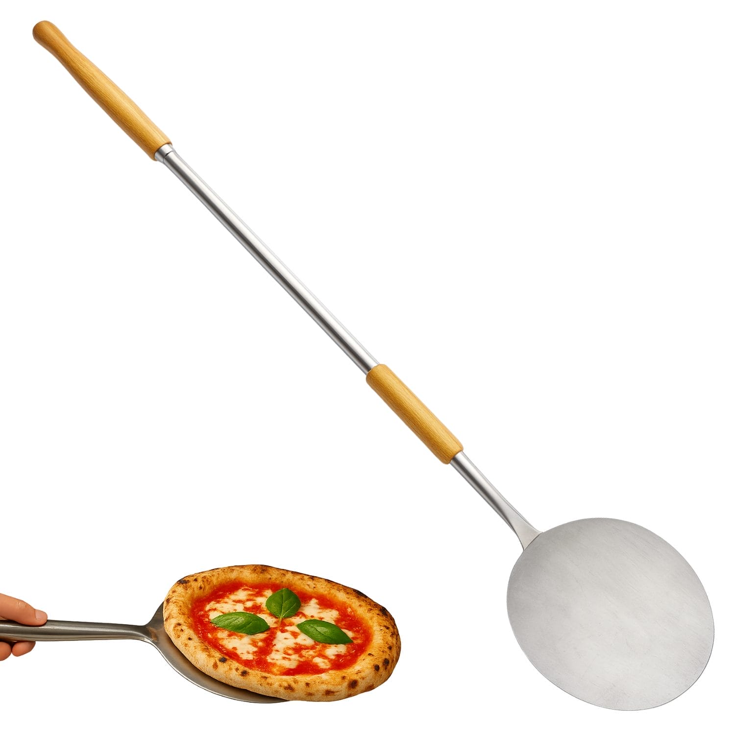 PALA PIZZA ROTONDA All. cm 18x170 c/Sco. PALA PIZZA ROTONDA All. cm 18x170 c/Sco.