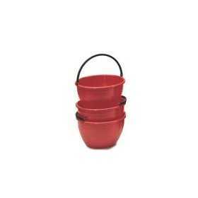 PANIERE TONDO M/Plastica Lt 16 Rossa PANIERE TONDO M/Plastica Lt 16 Rossa