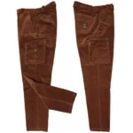 PANTALONE UOMO VELLUTO ACERO AZTEC M
