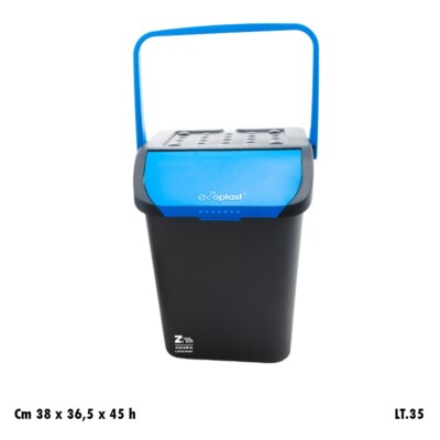 PATTUMIERA ECOLOGIC Lt 35 Blu PATTUMIERA ECOLOGIC Lt 35 Blu