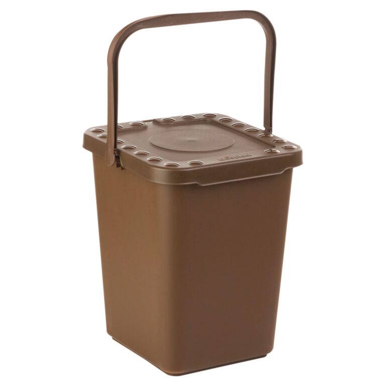 PATTUMIERA ECOPLUS CHIUSA Lt 10 Marrone