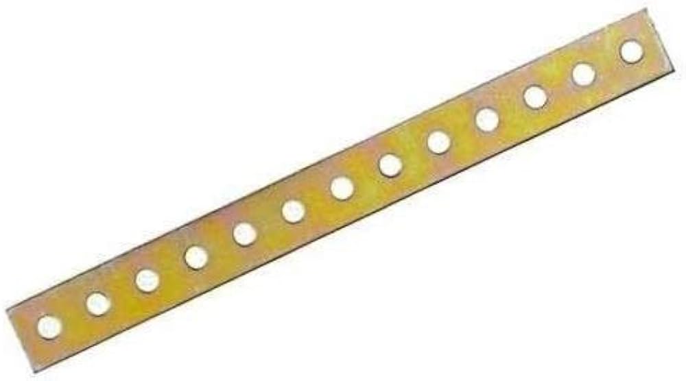 PIASTRA DRITTA cm 10 FORATA 20x4 PIASTRA DRITTA cm 10 FORATA 20x4