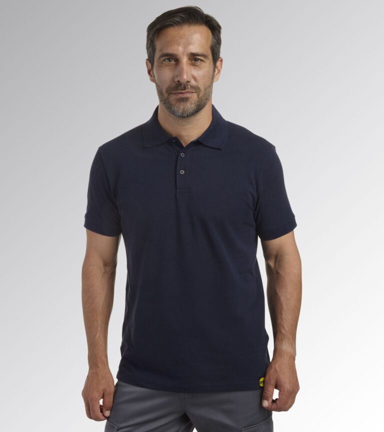 POLO MC ATLAR ORGANIC Blu Classico