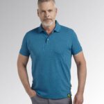 POLO MC ATLAR ORGANIC Blu Divino