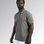 POLO MC ATLAR ORGANIC Grigio Acciaio
