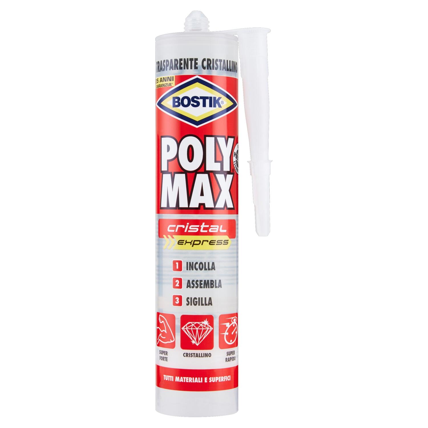 POLY MAX ORIGINAL CRYSTAL gr 300 Bostik POLY MAX ORIGINAL CRYSTAL gr 300 Bostik