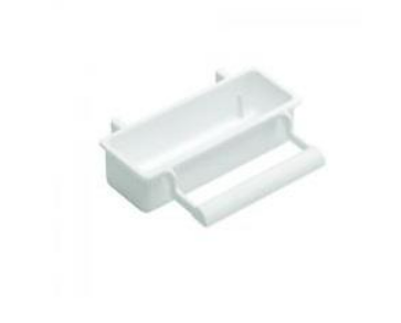 PORTABISCOTTO UCCELLI cm 9x6x2H Bianco