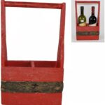 PORTABOTTIGLIE BOX 2POSTI Rosso