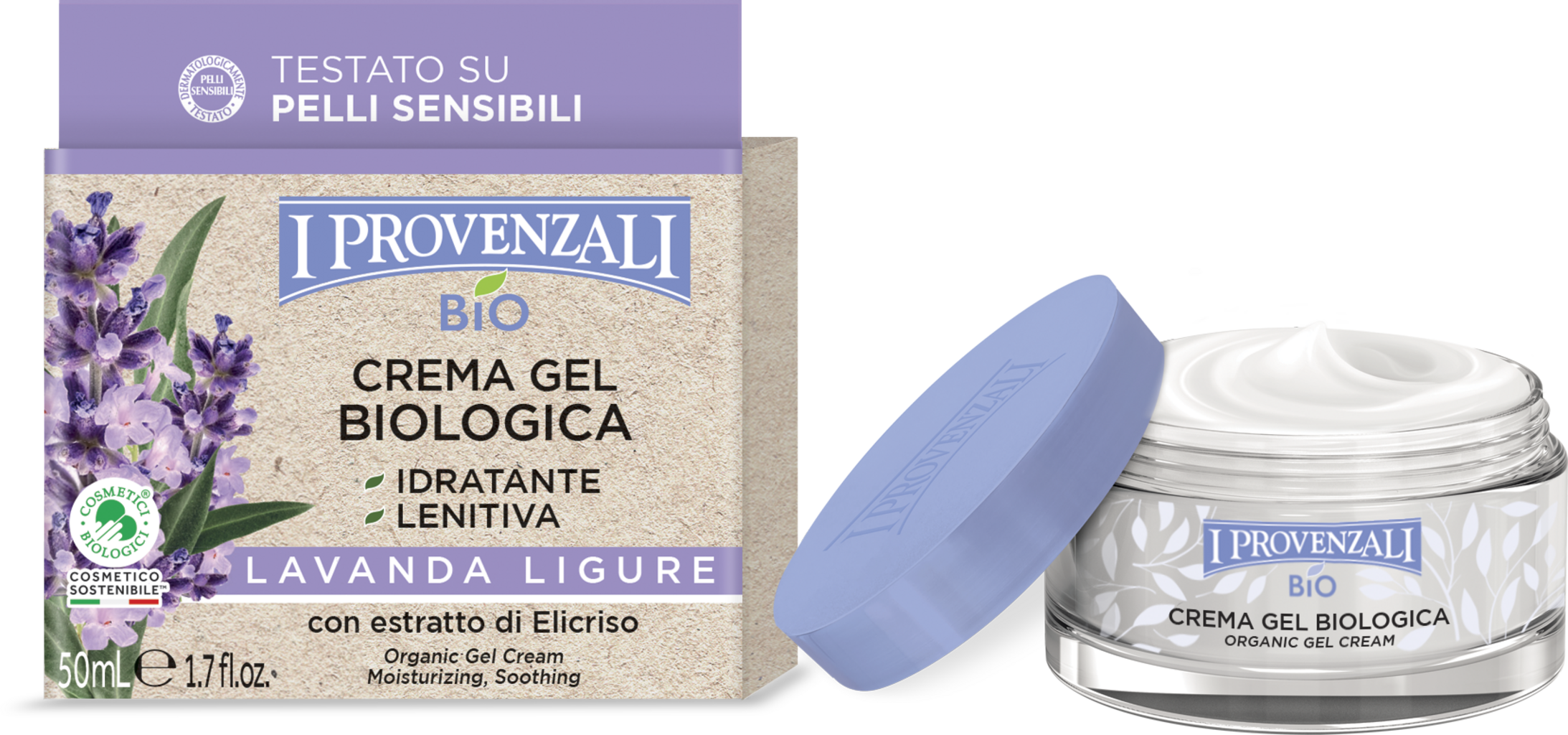 PROVENZALI D.LAVANDA BIO Gel+Crema PROVENZALI D.LAVANDA BIO Gel+Crema