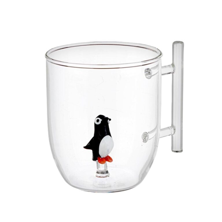 PUCK TAZZA MANICO PINGUINO NATALE