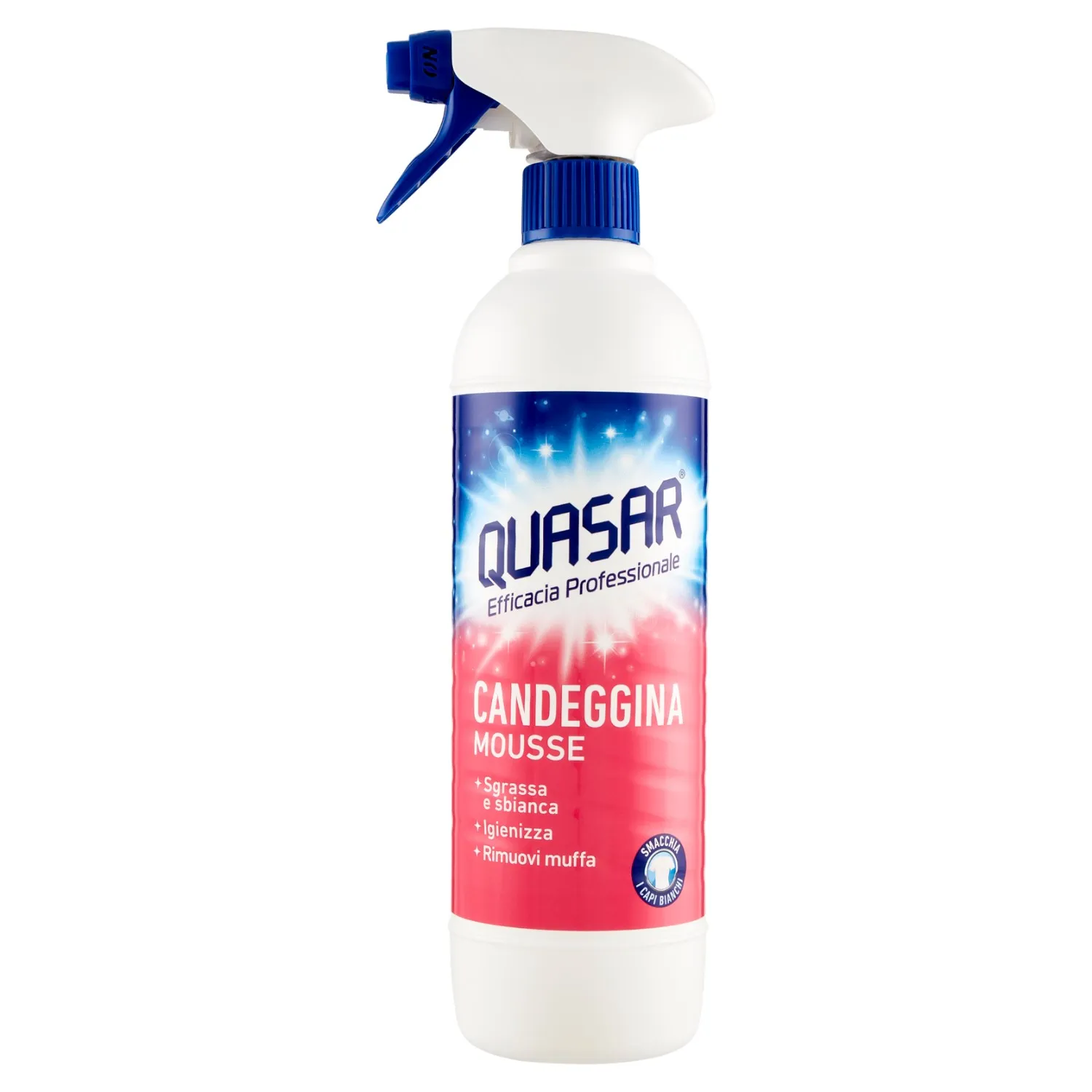 QUASAR CANDEGGINA MOUSSE VAPO ml 580 QUASAR CANDEGGINA MOUSSE VAPO ml 580