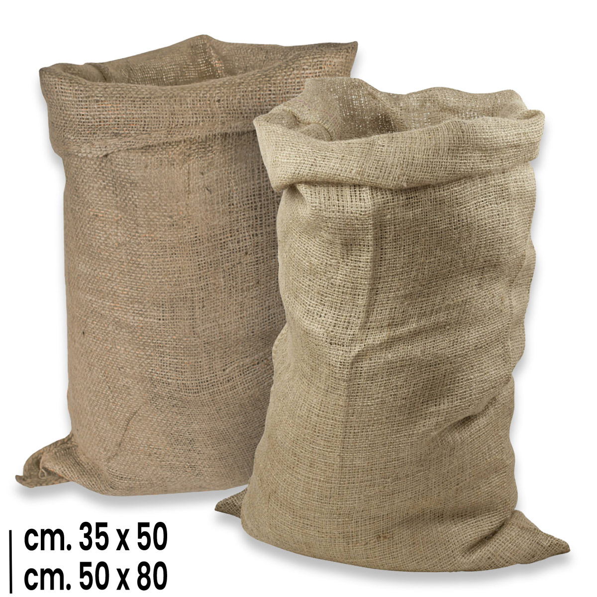 SACCHI JUTA NATURALE 10x10x10 SACCHI JUTA NATURALE 10x10x10