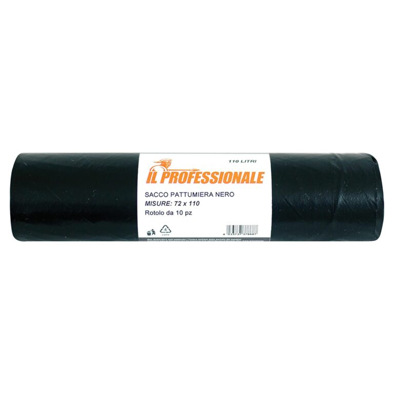 SACCO PATT. cm 72x110 NERO 50 MY