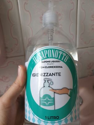 SAPONOTTO SAP. IGIENIZZANTE Lt 1 c/DISP. SAPONOTTO SAP. IGIENIZZANTE Lt 1 c/DISP.