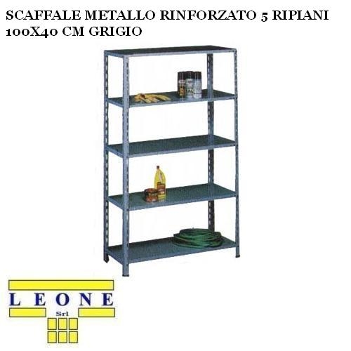 SCAFFALE RINFORZATO 100x40 Grigio