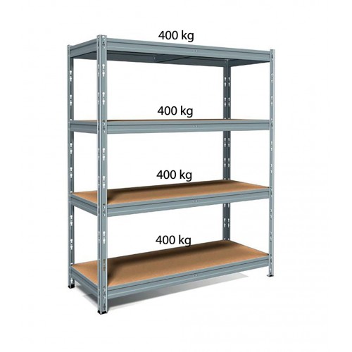 SCAFFALE ZINCATO INCASTRO 4 RIPIANI SCAFFALE ZINCATO INCASTRO 4 RIPIANI