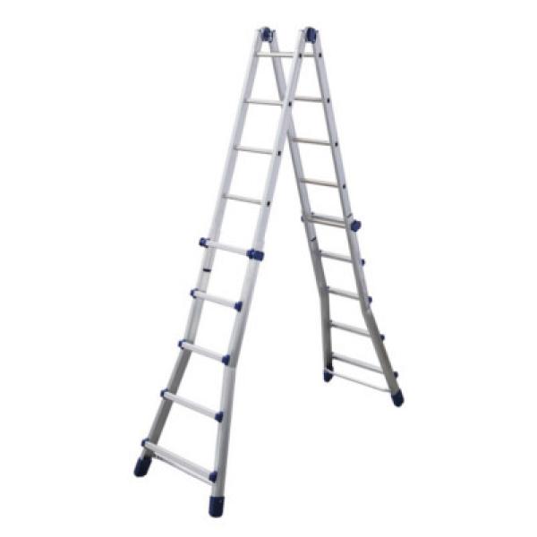 SCALA TELESCOPICA BRIKO 5.12 Mt 5+5 Blu