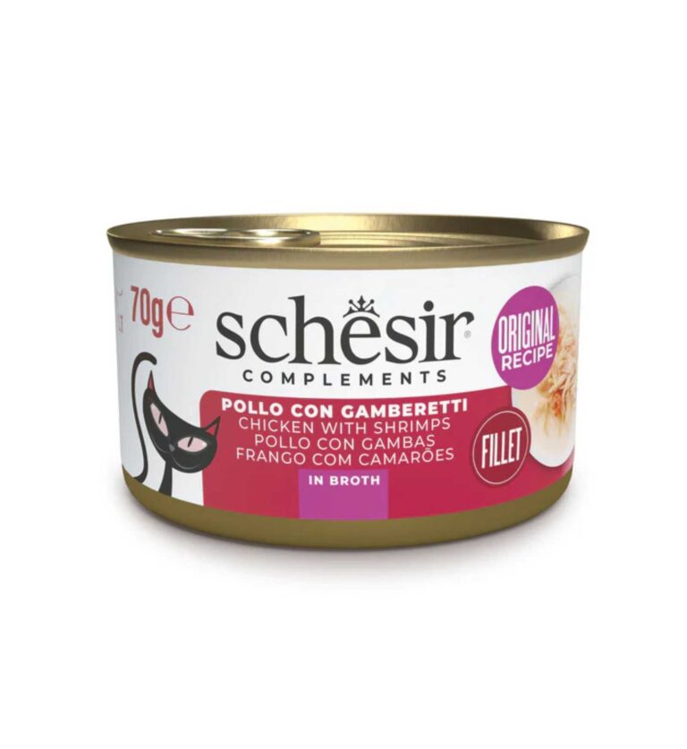 SCHESIR CAT gr 70 Pollo/Gamberi Brodo