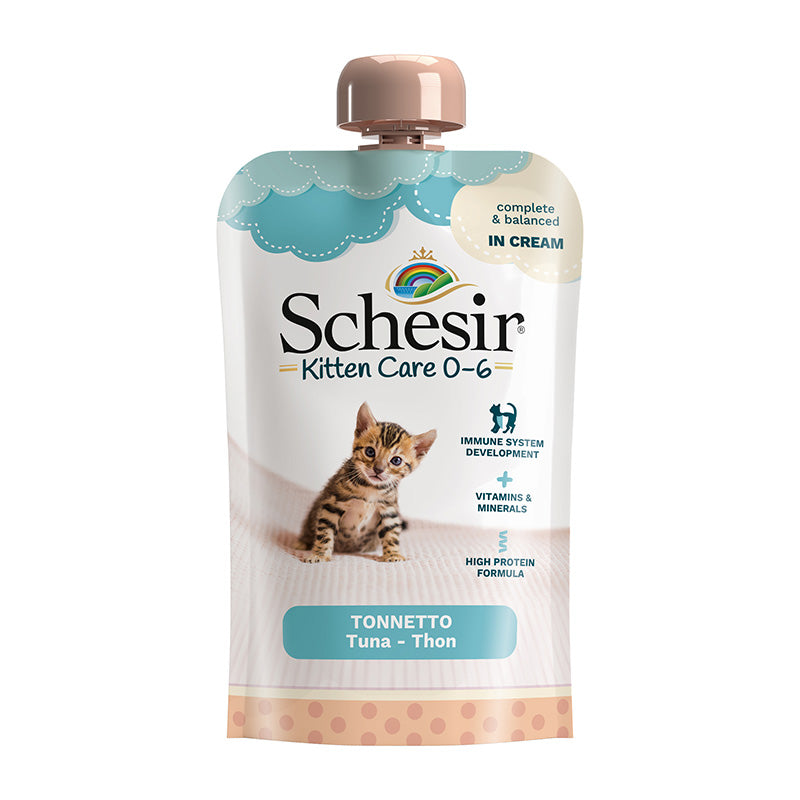SCHESIR CAT KITTEN CREAM gr 150 Tonno SCHESIR CAT KITTEN CREAM gr 150 Tonno