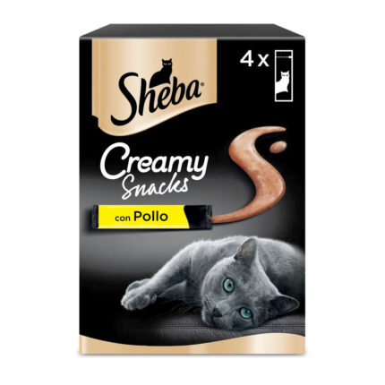 SHEBA CREAMY SNACKS 4x12gr Pollo